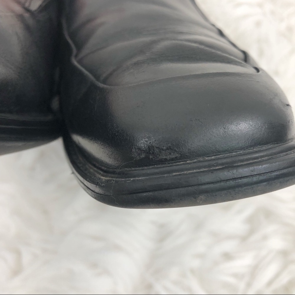 Rockport Mens Hancock Black Leather Loafer Shoes - Picture 8 of 8